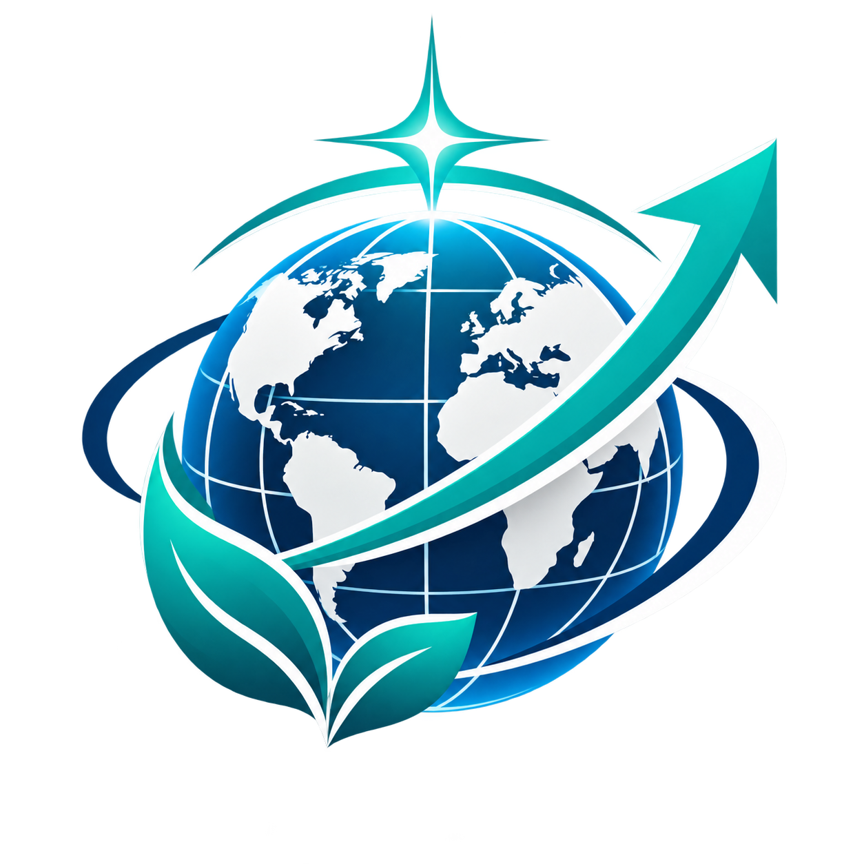 Eco-conscious world illustration